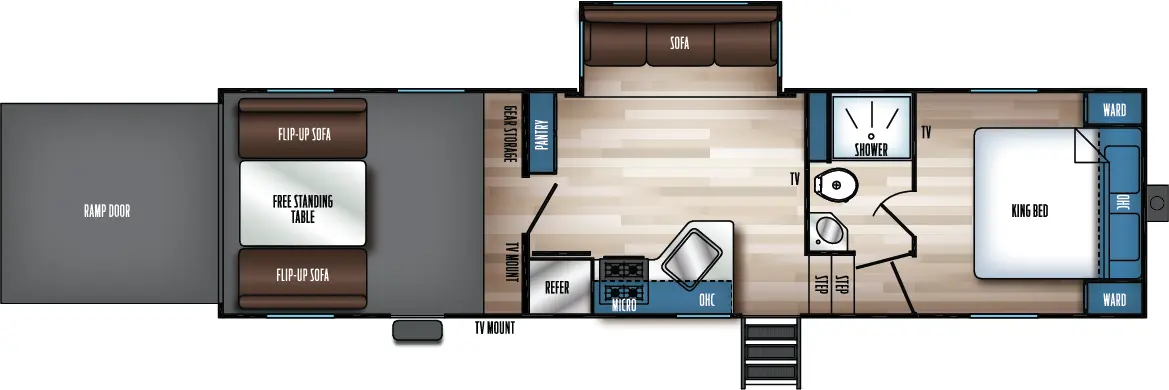 Vengeance Rogue Sut 323SUT Floorplan